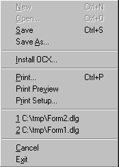 The File Menu | KCML Reference Manual