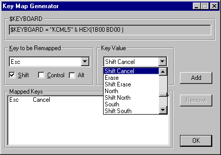 Screen shot of editkb.exe