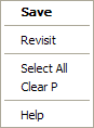 default context menu